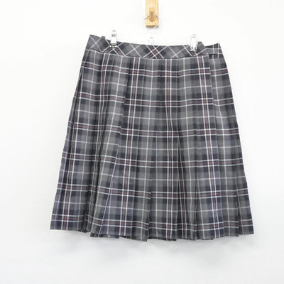 【中古】埼玉県 栗橋北彩高等学校 女子制服 2点（ニットベスト・スカート）sf028834