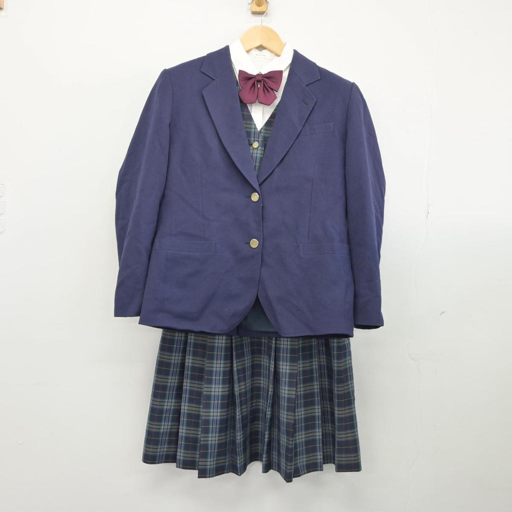 中古制服】宮城県 仙台市立蒲町中学校 女子制服 5点（ブレザー・ベスト・シャツ・スカート）sf028840【リサイクル学生服】 | 中古制服通販パレイド