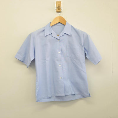 【中古】岩手県 水沢第一高等学校 女子制服 2点（ニットベスト・シャツ）sf028842