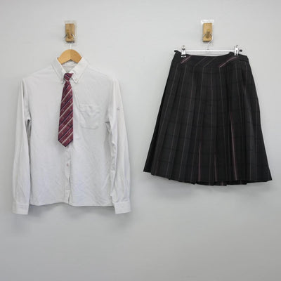 【中古】宮崎県 西都市立妻高等学校 女子制服 5点（ブレザー・シャツ・スカート）sf028847