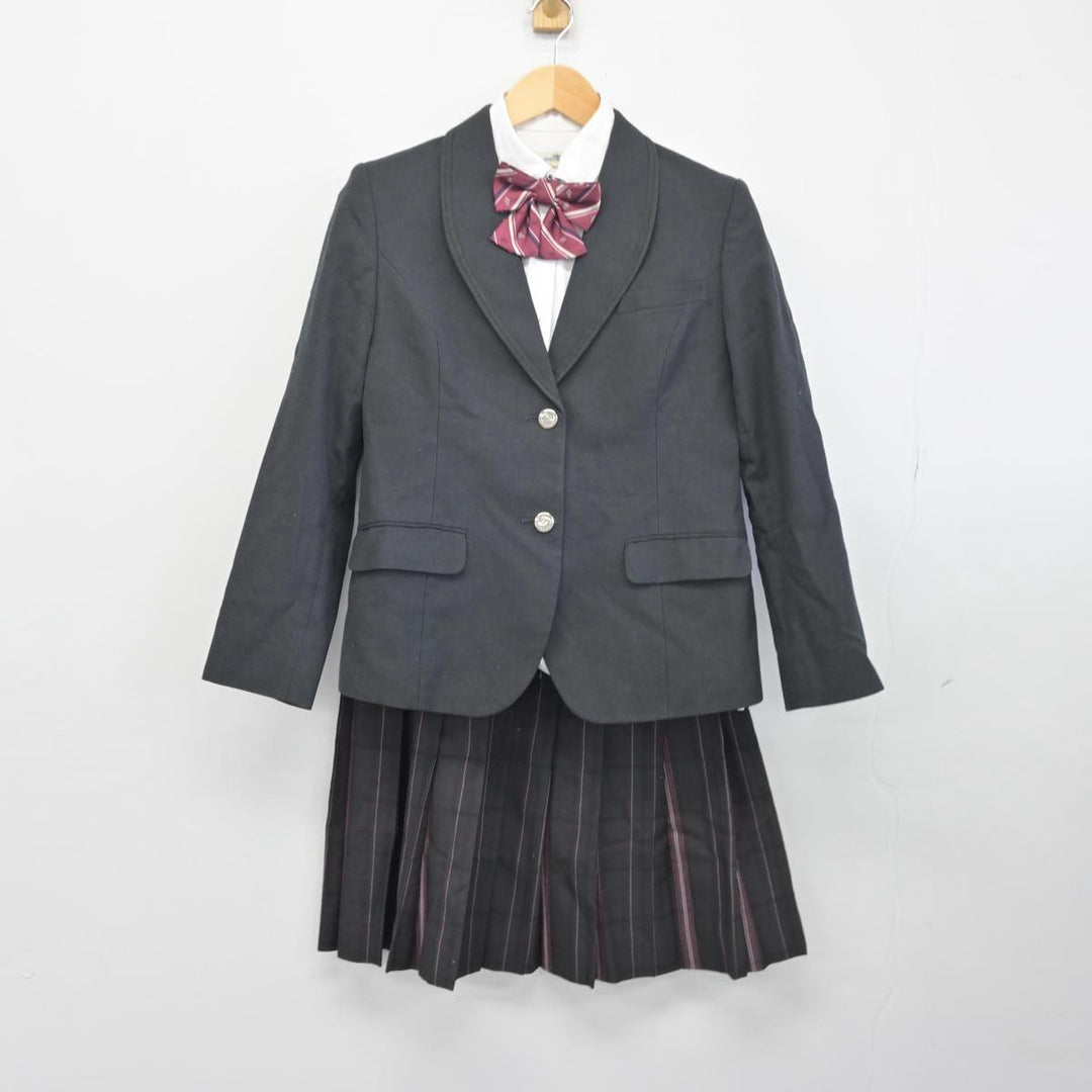 中古制服】宮崎県 妻高等学校 女子制服 5点（ブレザー・シャツ