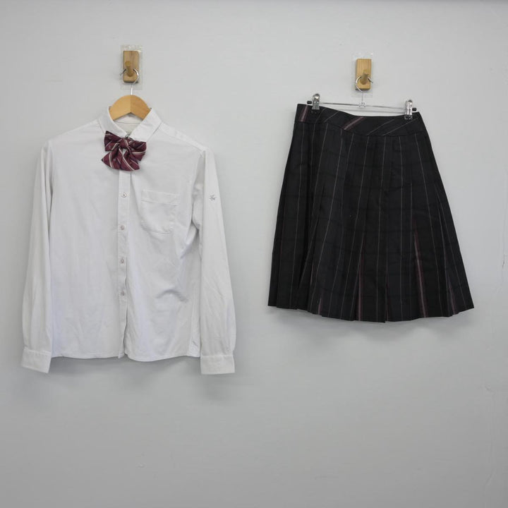 中古制服】宮崎県 妻高等学校 女子制服 5点（ブレザー・シャツ