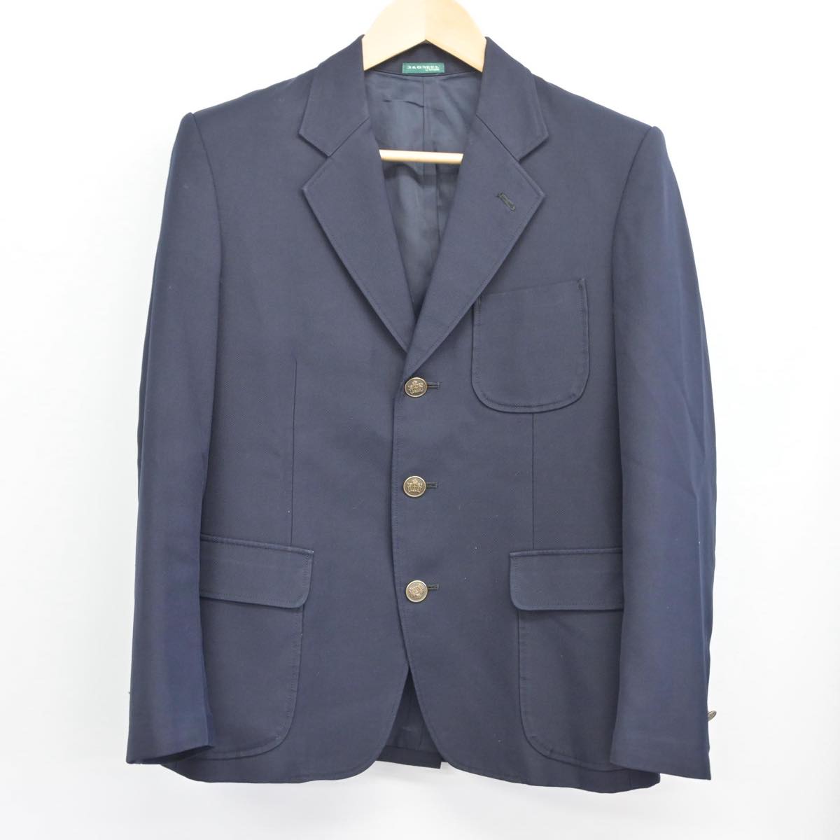 【中古】神奈川県 野川中学校 男子制服 2点（ブレザー・ズボン）sf028857