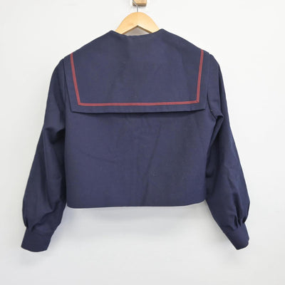 【中古】和歌山県 那賀高等学校 女子制服 4点（セーラー服・スカート）sf028873