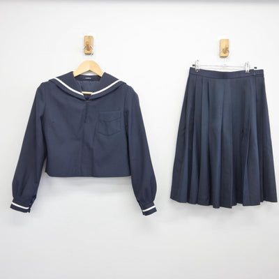 【中古】北海道 北星学園女子高等学校 女子制服 3点（セーラー服・スカート）sf028875