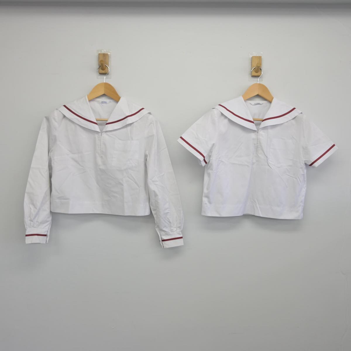 【中古】静岡県 門池中学校 女子制服 2点（セーラー服）sf028882