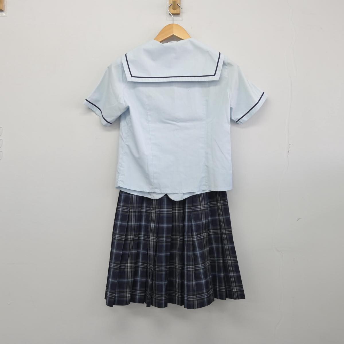 【中古】京都府 京都両洋高等学校 女子制服 3点（ニットベスト・セーラー服・スカート）sf028893