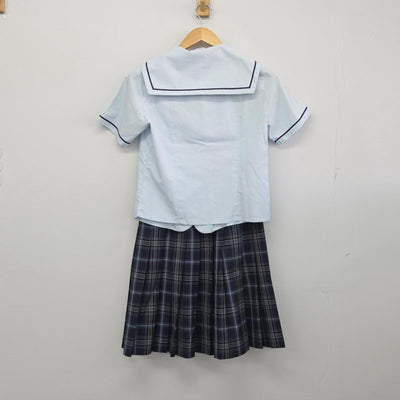 【中古】京都府 京都両洋高等学校 女子制服 3点（ニットベスト・セーラー服・スカート）sf028893