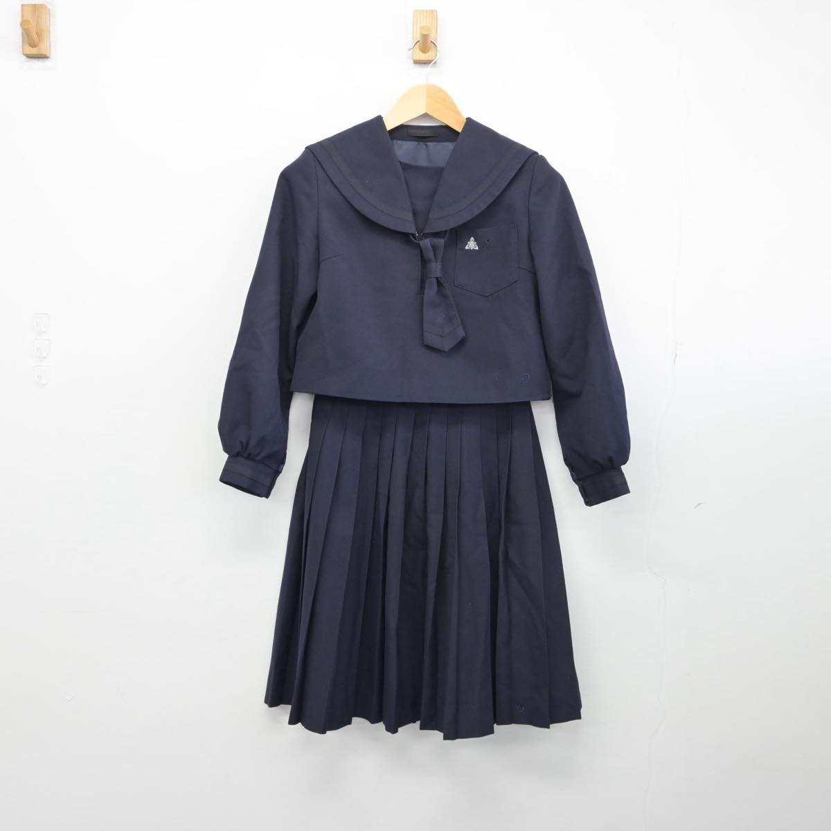 【中古】北海道 北海道伊達高等学校 女子制服 4点（ニット・セーラー服・スカート）sf028896