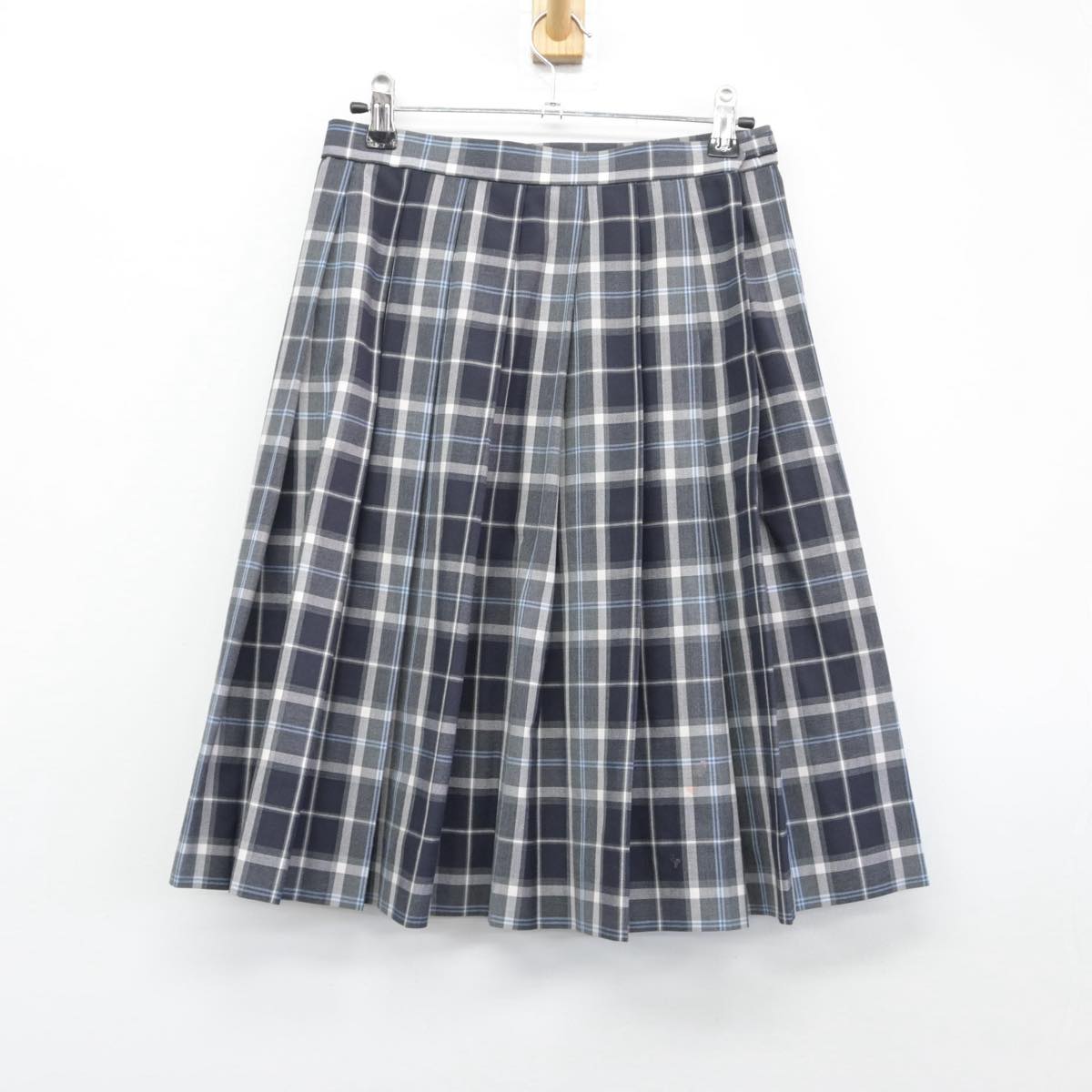 【中古】大阪府 堺西高等学校 女子制服 2点（ニットベスト・スカート）sf028904