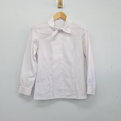 【中古】 事務服 女子制服 3点（ベスト・シャツ・スカート）sf028910