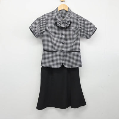 【中古】 事務服 女子制服 3点（シャツ・スカート）sf028911