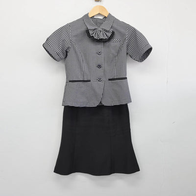 【中古】 事務服 女子制服 3点（シャツ・スカート）sf028912