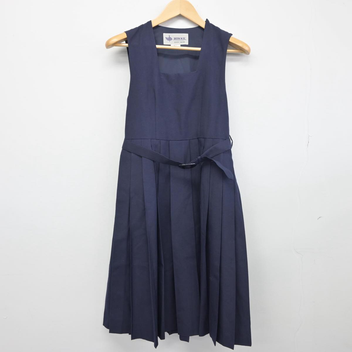 【中古】千葉県 東深井中学校 女子制服 1点（ジャンパースカート）sf028922