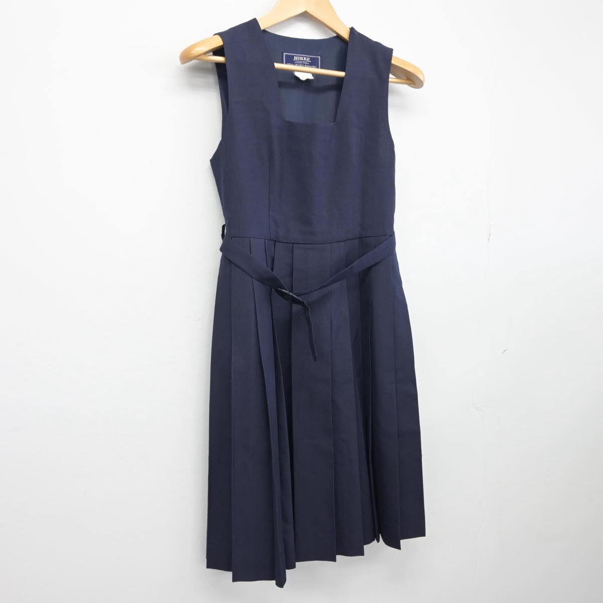 【中古】千葉県 東深井中学校 女子制服 1点（ジャンパースカート）sf028923