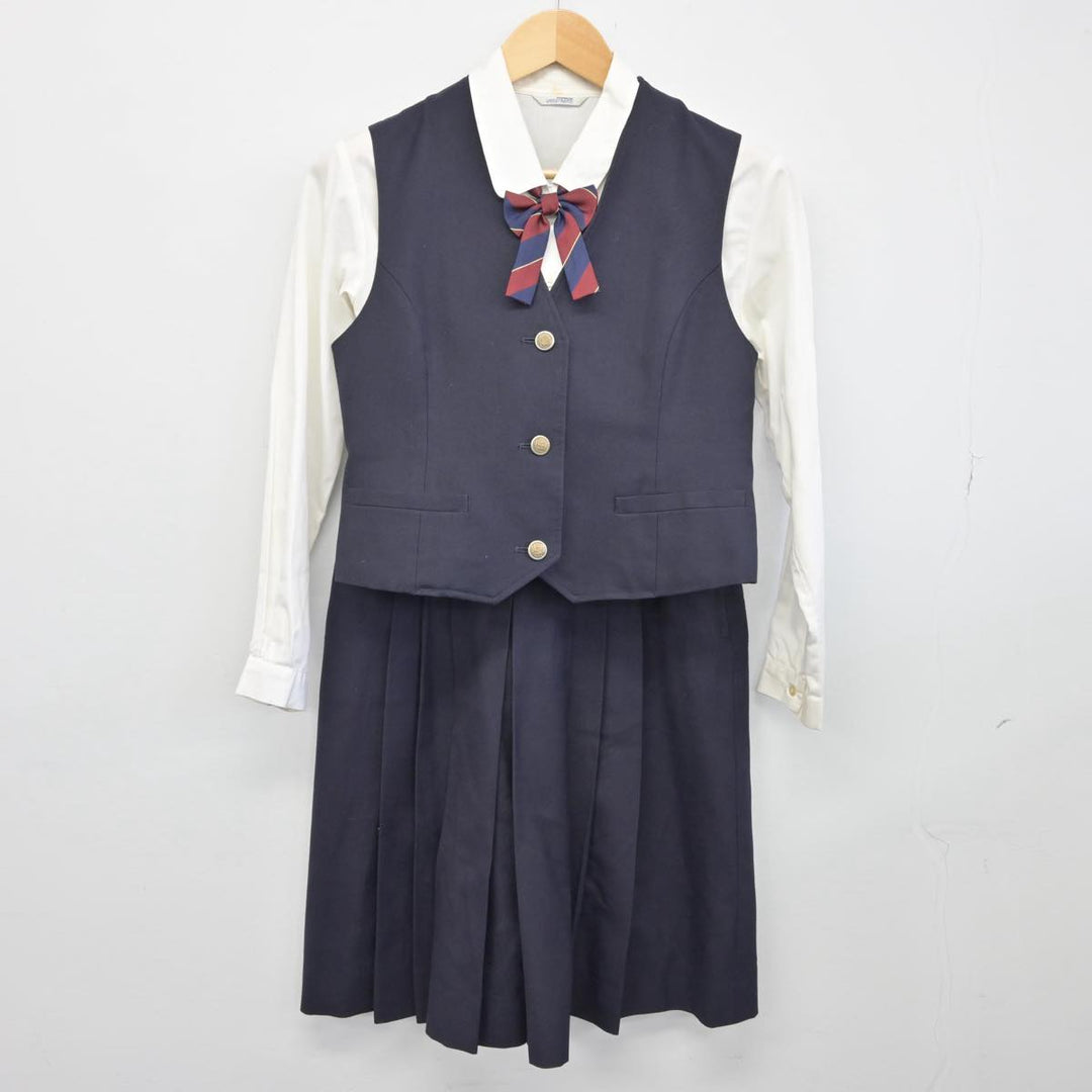 【中古制服】北海道 北海道札幌東豊高等学校/旧モデル 女子制服 6点（ブレザー・シャツ・ベスト・スカート）sf028938【リサイクル学生服】 | 中古 制服通販パレイド