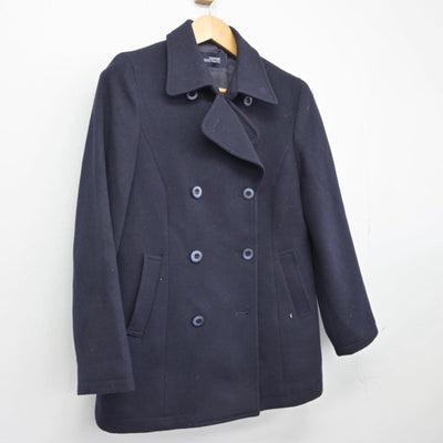 【中古】青森県 千葉学園高等学校 女子制服 1点（コート）sf028942