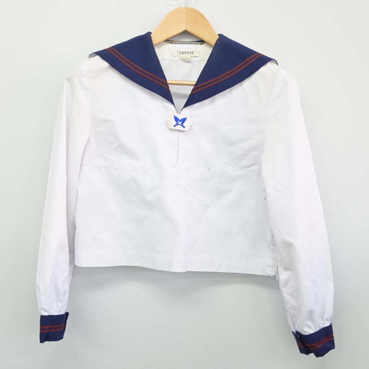 【中古】鳥取県 米子東高等学校 女子制服 2点（セーラー服・スカート）sf028961