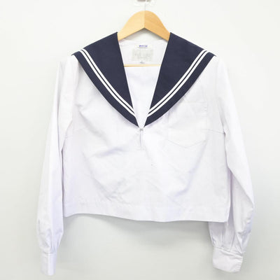 【中古】愛知県 中村高等学校 女子制服 2点（セーラー服・スカート）sf028979