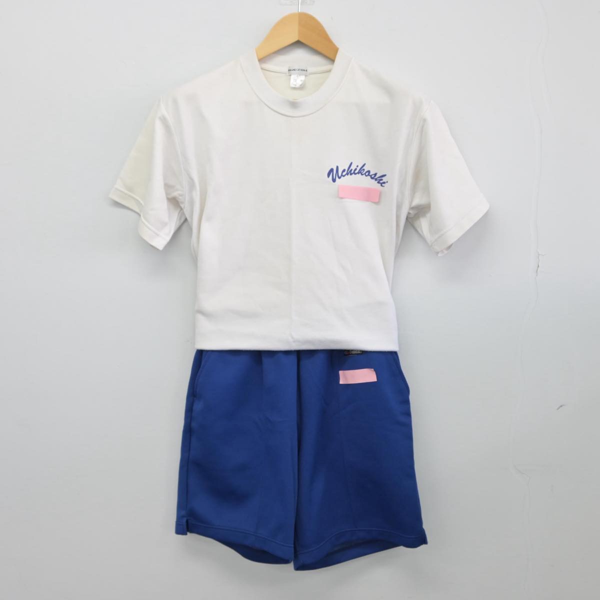 【中古】東京都 打越中学校 女子制服 2点（体操服 上・体操服 下）sf028982