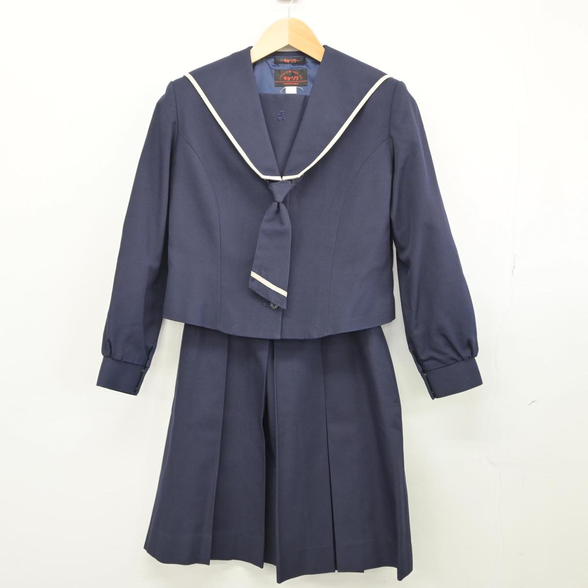 【中古】広島県 高陽高等学校 女子制服 4点（セーラー服・スカート・スカート）sf028983