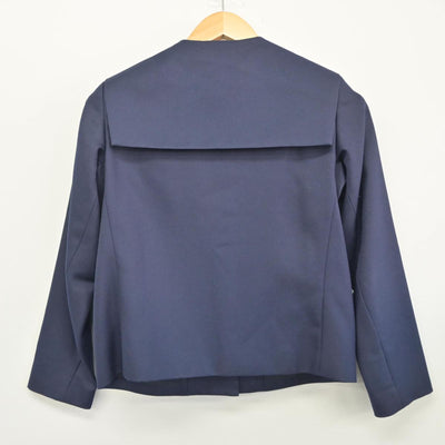 【中古】福島県 福島市立福島第四中学校 女子制服 2点（セーラー服・スカート）sf028987