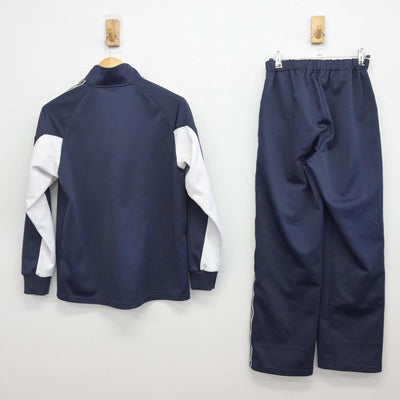 【中古】福島県 弓ヶ浜中学校 女子制服 2点（ジャージ 上・ジャージ 下）sf028991