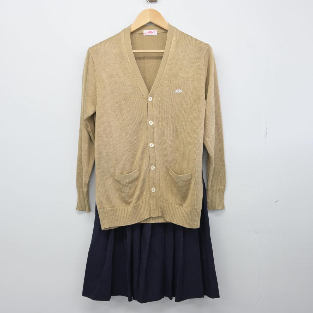 【中古】茨城県 立日立第二高等学校 女子制服 5点（ニット・セーラー服・スカート）sf029002