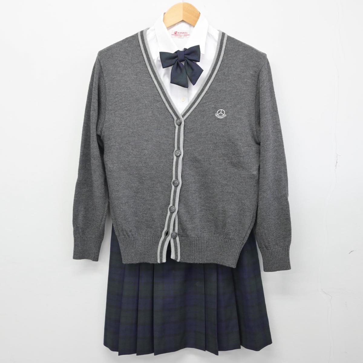 【中古】東京都 トキワ松学園中学校 女子制服 5点（ブレザー・ニット・シャツ・スカート）sf029004