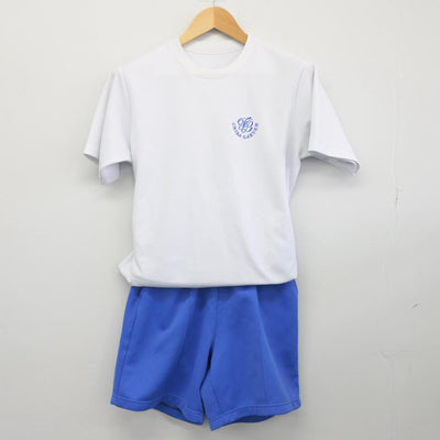 【中古】青森県 千葉学園高等学校 女子制服 2点（体操服 上・体操服 下）sf029021