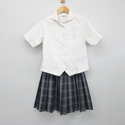 【中古】東京都 八王子実践高等学校 女子制服 3点（シャツ・スカート）sf029025