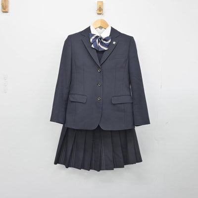 【中古】東京都 八王子実践高等学校 女子制服 7点（ブレザー・シャツ・ニット・スカート）sf029027