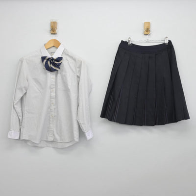 【中古】東京都 八王子実践高等学校 女子制服 7点（ブレザー・シャツ・ニット・スカート）sf029027