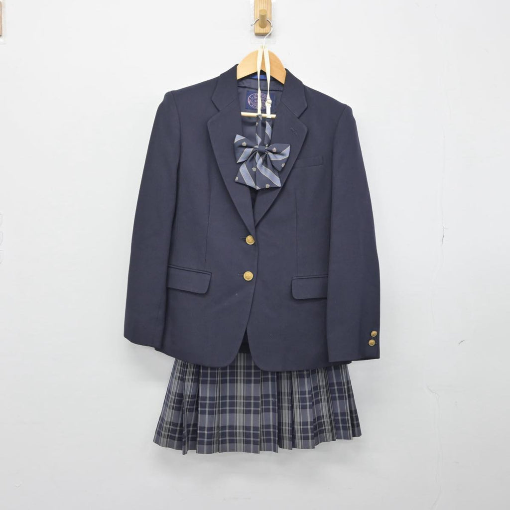 中古制服】神奈川県 みなと総合高等学校 女子制服 4点（ブレザー