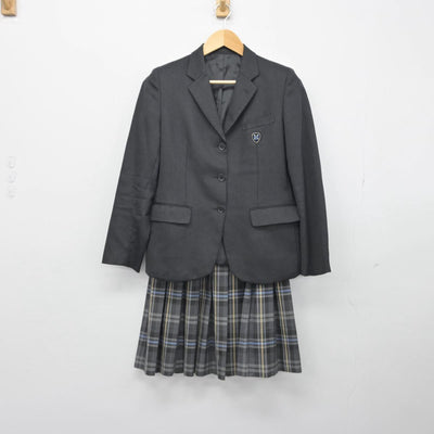 【中古】宮城県 角田高等学校 女子制服 2点（ブレザー・スカート）sf029036