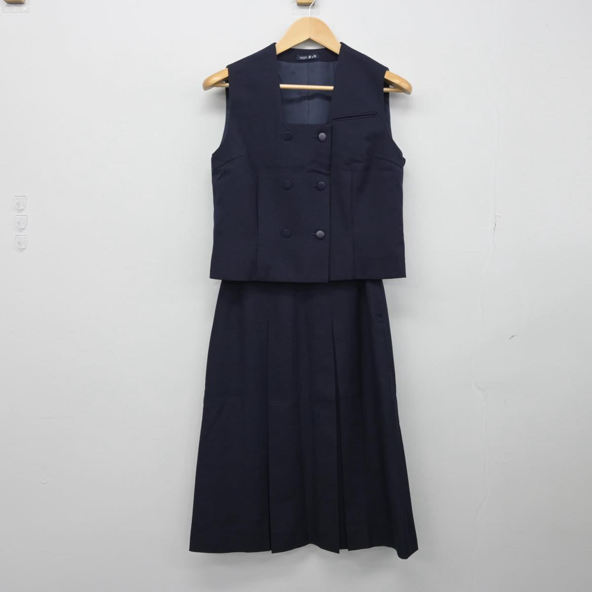 【中古】埼玉県 川越女子高等学校 女子制服 3点（ブレザー・ベスト・スカート）sf029044