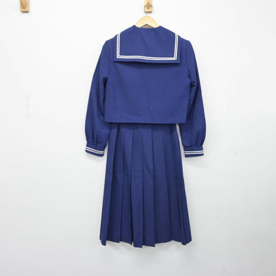 【中古】埼玉県 勝瀬中学校 女子制服 3点（セーラー服・スカート）sf029045