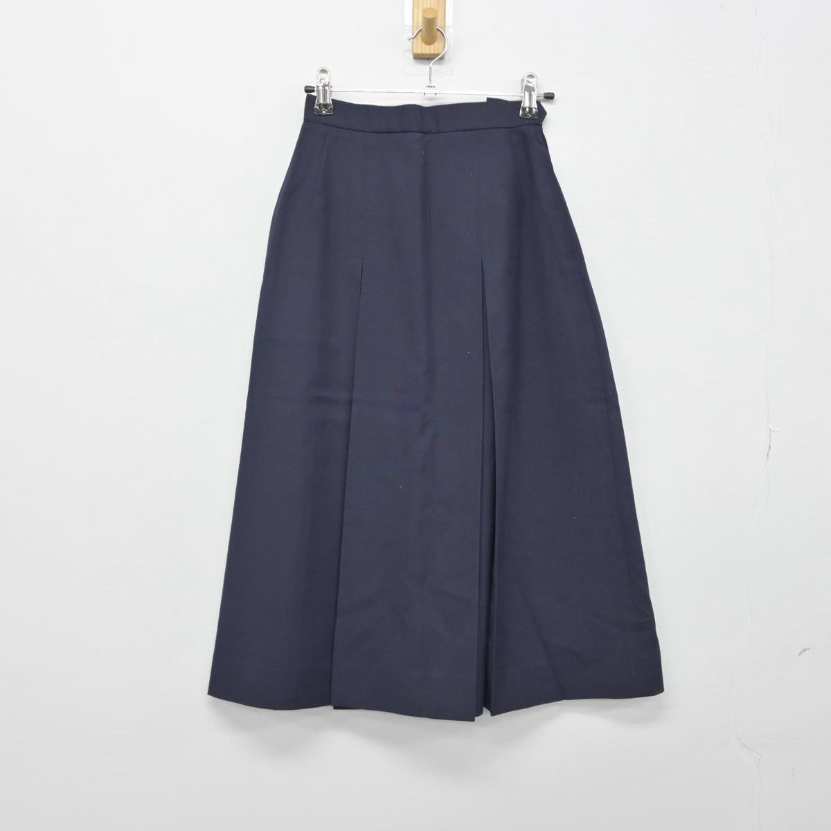 【中古】埼玉県 川越女子高等学校 女子制服 2点（ベスト・スカート）sf029046