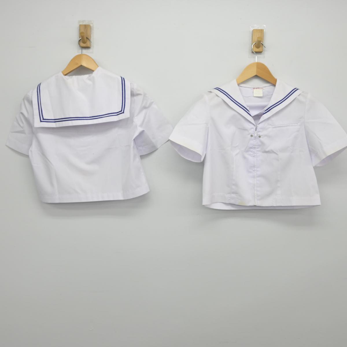 【中古】埼玉県 勝瀬中学校 女子制服 5点（セーラー服・スカート）sf029047