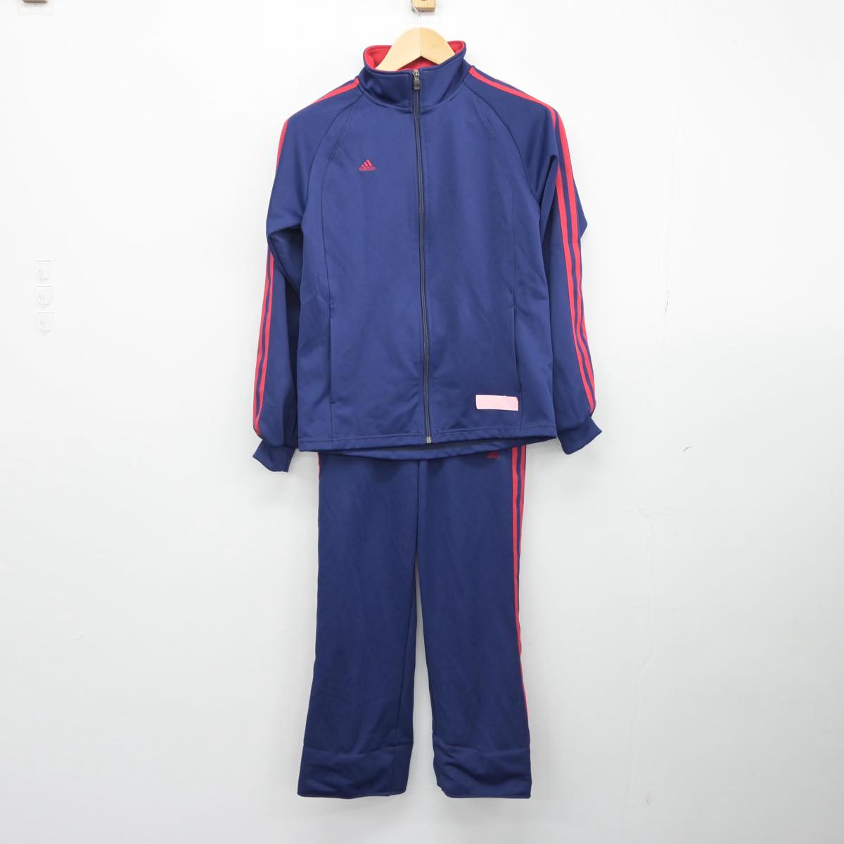 【中古】神奈川県 神奈川学園中学・高等学校 女子制服 2点（ジャージ 上・ジャージ 下）sf029056