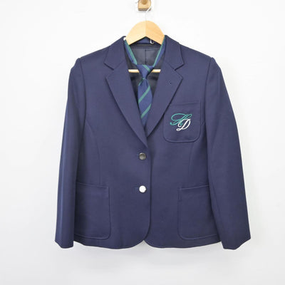 【中古】神奈川県 横浜市立平戸中学校 女子制服 3点（ブレザー・スカート）sf029063