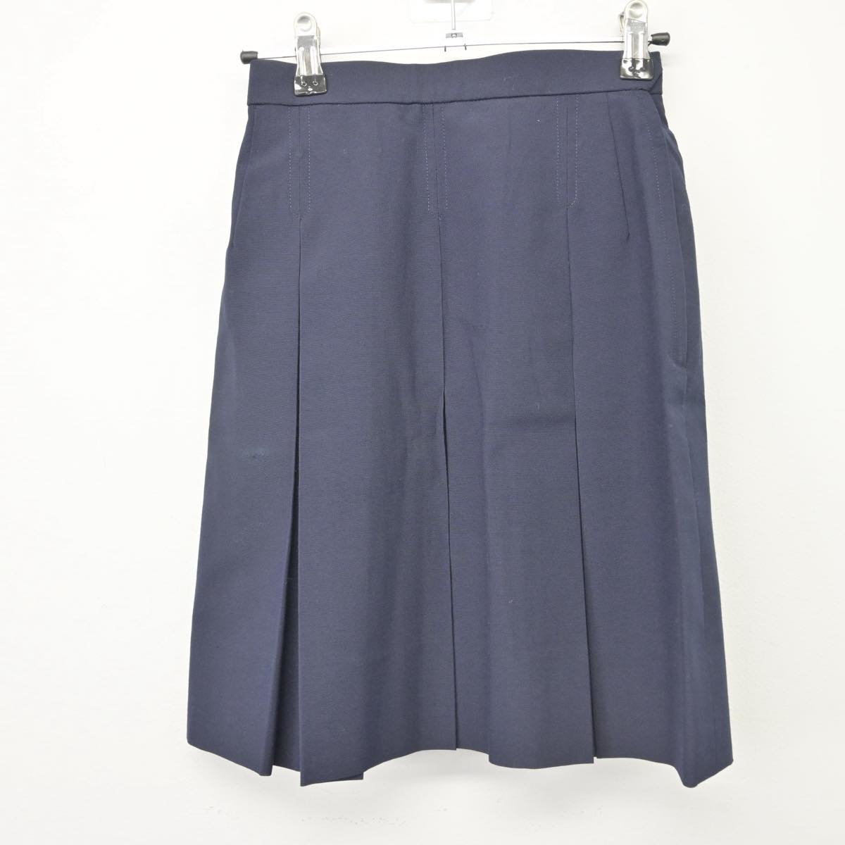 【中古】神奈川県 横浜市立新羽中学校 女子制服 2点（ベスト・スカート）sf029082