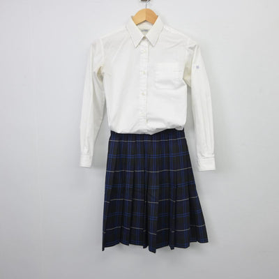 【中古】神奈川県 桐蔭学園高等学校 女子制服 2点（シャツ・スカート）sf029085