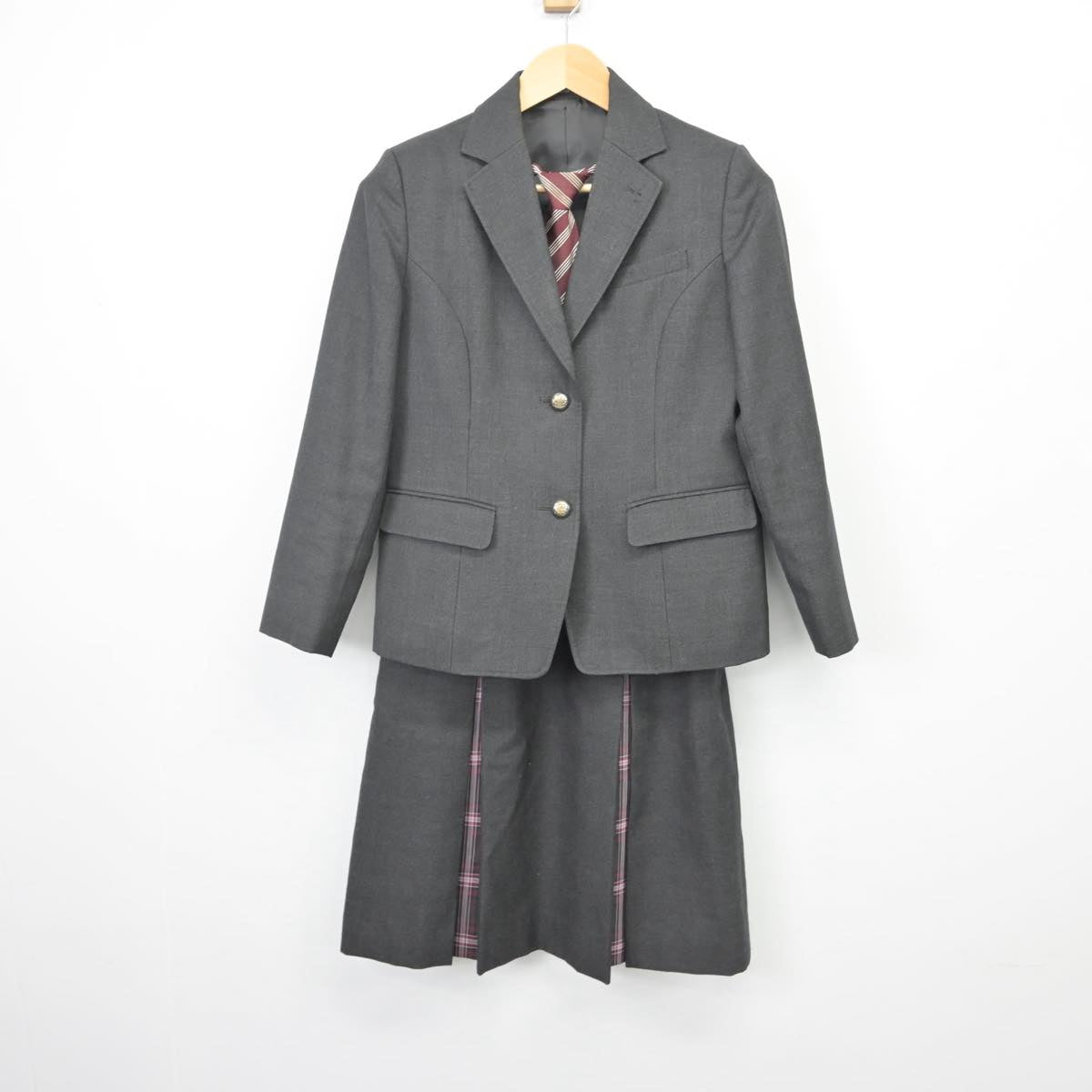 【中古】埼玉県 昌平高等学校 女子制服 3点（ブレザー・スカート）sf029099