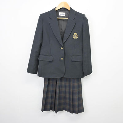 【中古】兵庫県 兵庫県立播磨南高等学校 女子制服 3点（ブレザー・スカート）sf029102