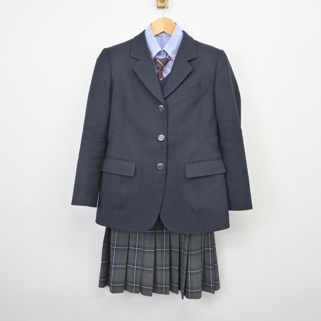 中古制服】神奈川県 湘南学園中学校 女子制服 5点（ブレザー・シャツ・ニット・スカート）sf029110【リサイクル学生服】 | 中古制服通販パレイド