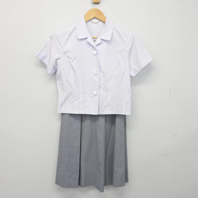 【中古】宮崎県 宮崎県立大宮高等学校 女子制服 2点（シャツ・スカート）sf029136