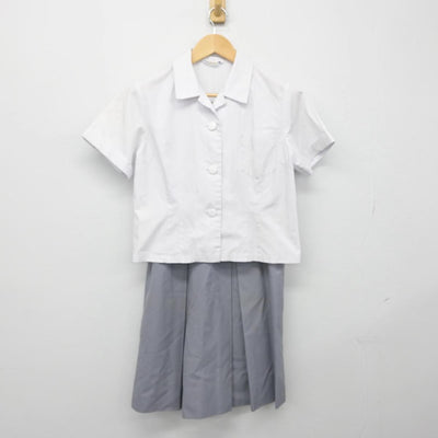 【中古】宮崎県 宮崎県立大宮高等学校 女子制服 2点（シャツ・スカート）sf029137