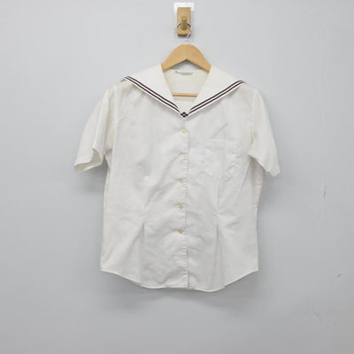 【中古】群馬県 共愛学園中学校 女子制服 1点（セーラー服）sf029150