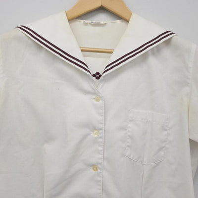 【中古】群馬県 共愛学園中学校 女子制服 1点（セーラー服）sf029150